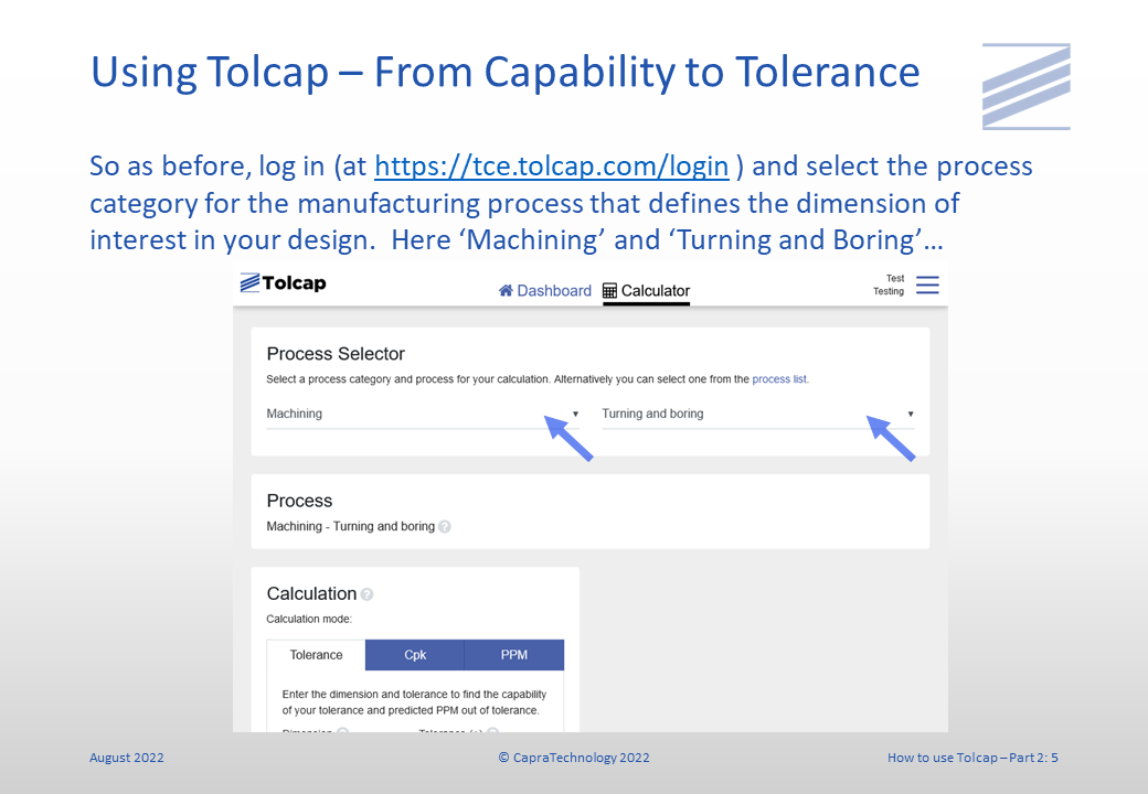 How to Use Tolcap - Part 2 - Achieving Capability slide 5