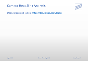 Camera Heat Sink Analysis - 1