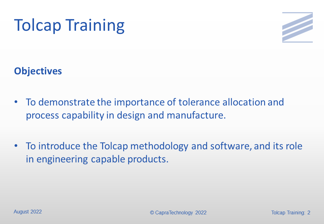 Tolcap Team Training slide 2