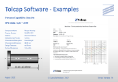 Tolcap Software - Example 2 worked 'Plunger Housing - Overall Length' - Tolcap 'Print' of Results