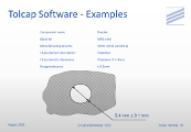Tolcap Software - Example 4 'Bracket - Diameter'