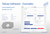 Tolcap Software - Example 4 worked 'Bracket - Diameter' - Data Tab