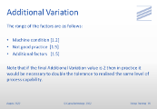 Additional Variation - the numbers