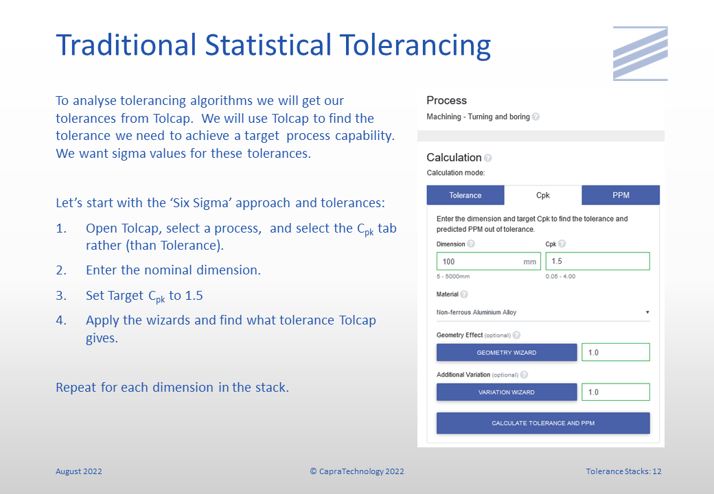 Tolerance Stacks slide 12