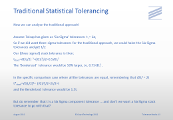 Traditional Statistical Tolerancing - 3