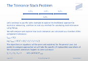 The Tolerance Stack Problem - 4