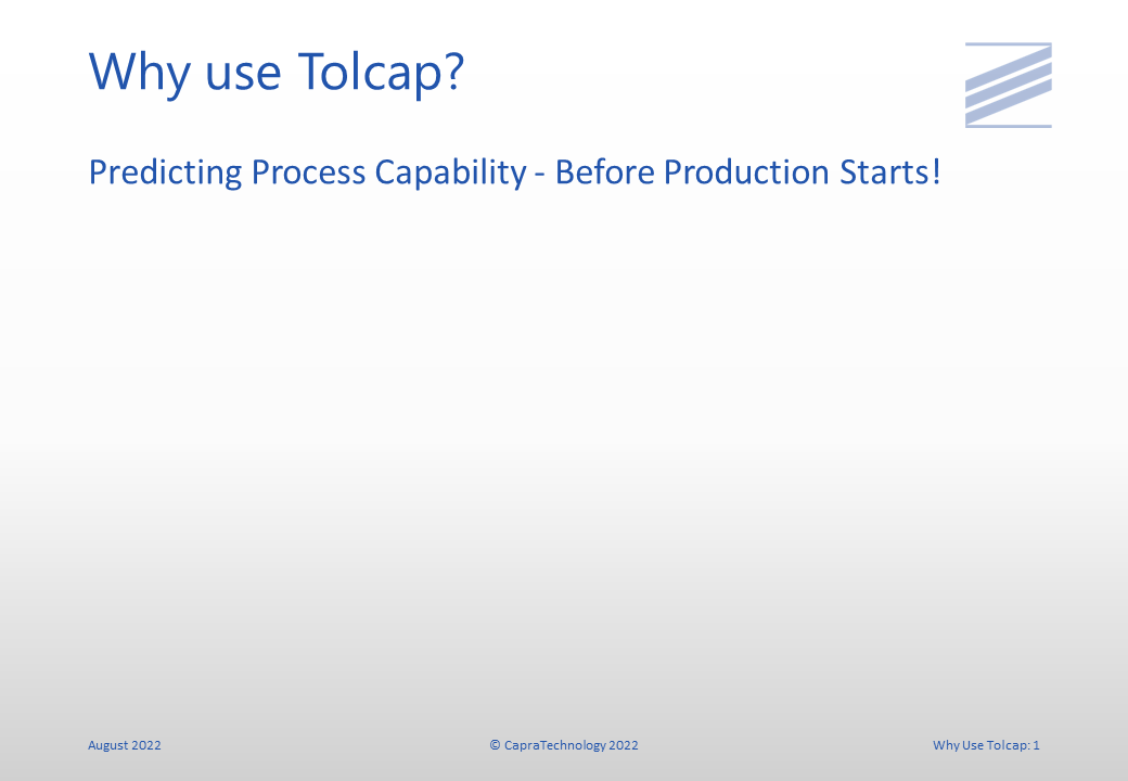 Why Use Tolcap? slide 1