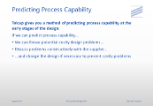 Predicting Process Capability - Conclusion